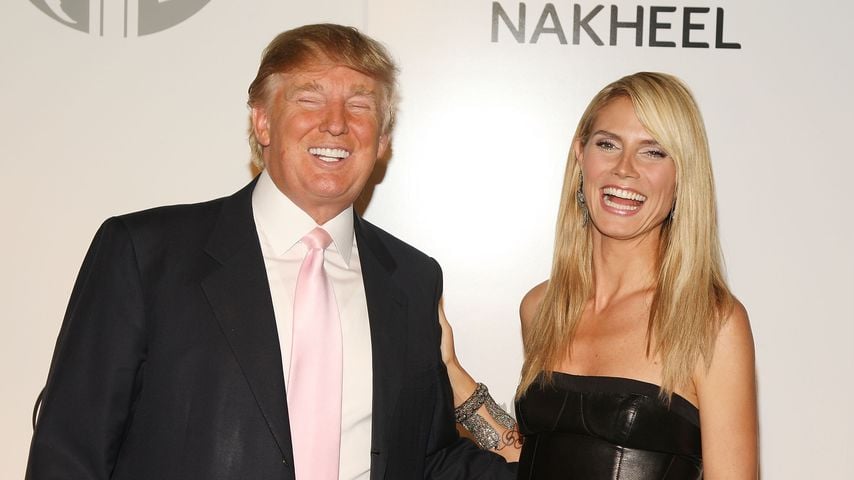 Donald Trump und Heidi Klum am Park Avenue Plaza, 23. Juni 2008