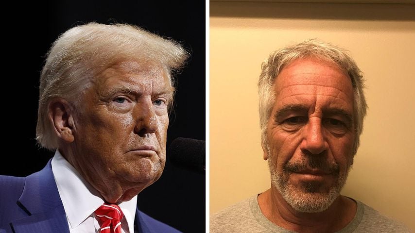 Collage: Donald Trump und Jeffrey Epstein