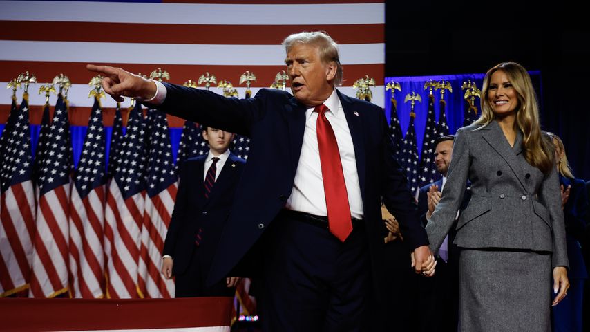 Donald Trump und Melania Trump, November 2024