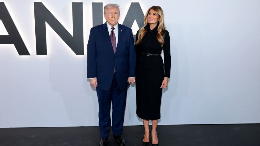 Donald Trump und Melania Trump bei der Weltpremiere von Amazon MGMs "Melania" im Trump Kennedy Center in Washington, DC
