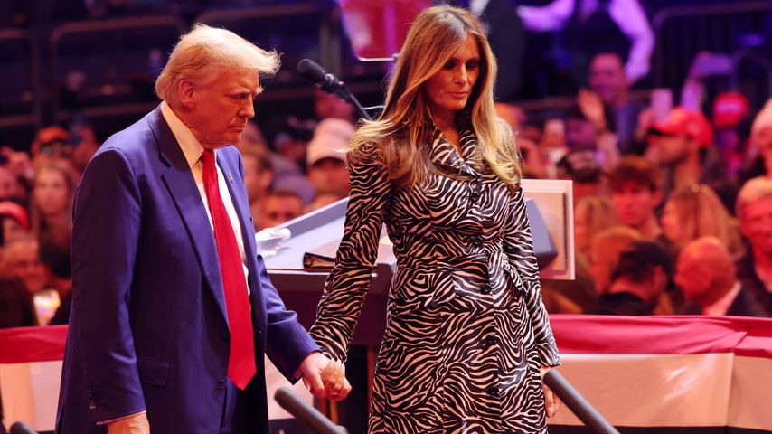 Melania Trump unterstützt Donald bei Wahlkampfveranstaltung