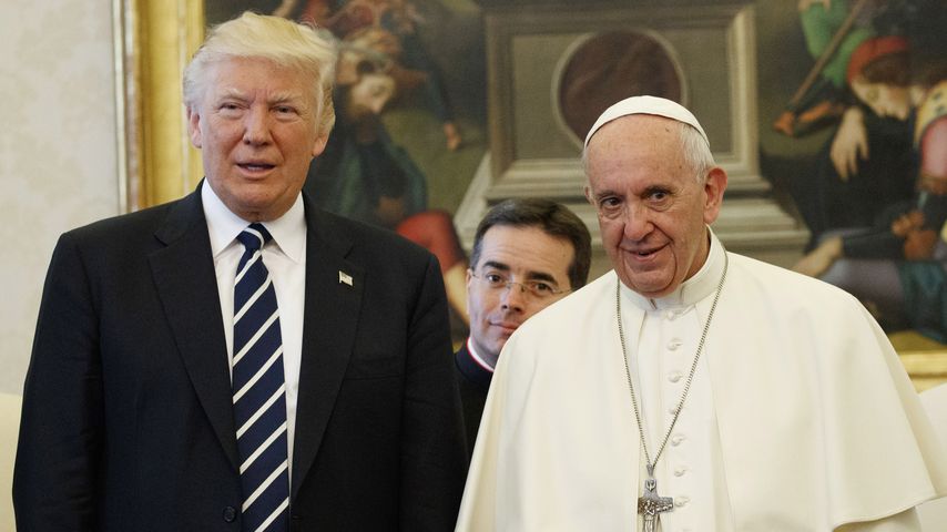 Donald Trump und Papst Franziskus, Mai 2017