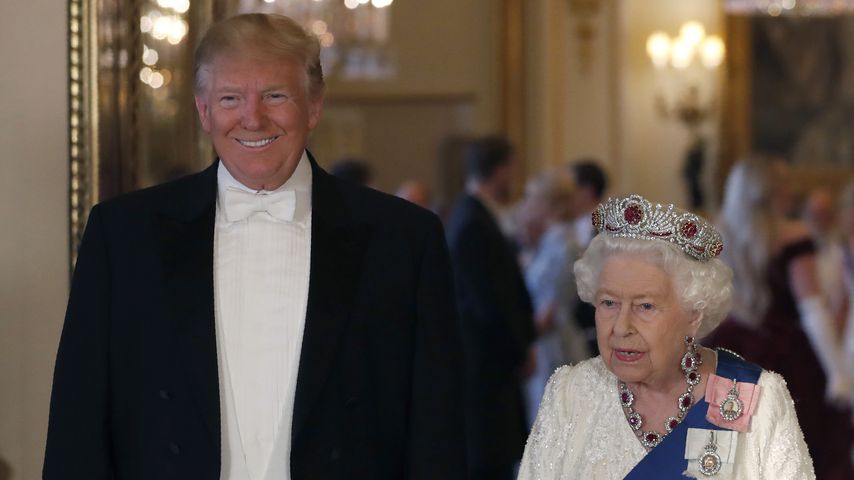 Donald Trump und Queen Elizabeth II.