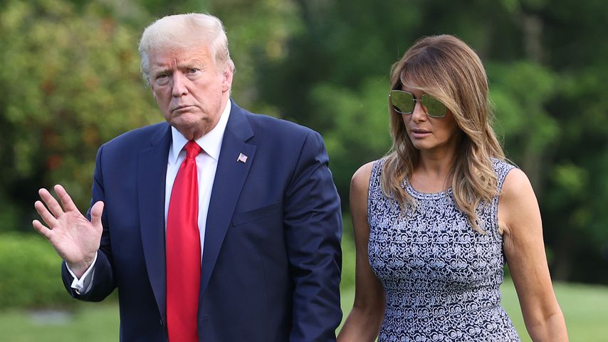 Donald und Melania Trump im Jahr 2020