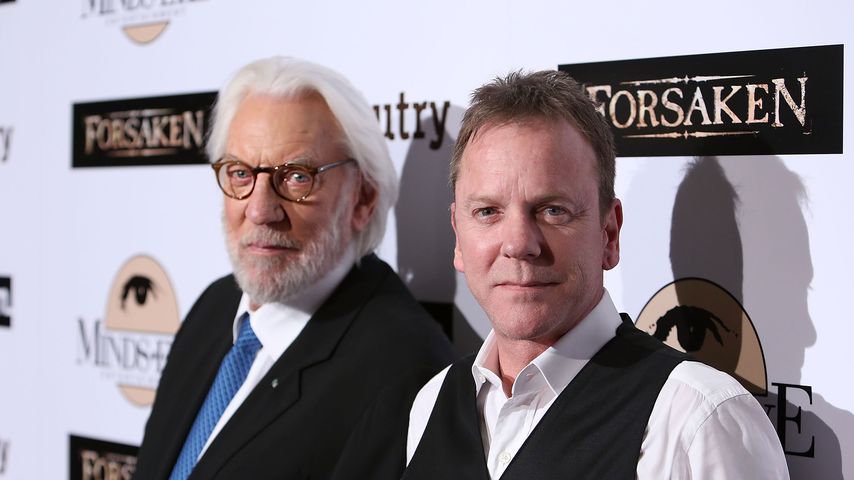 Donald und Kiefer Sutherland im Februar 2016 in Los Angeles