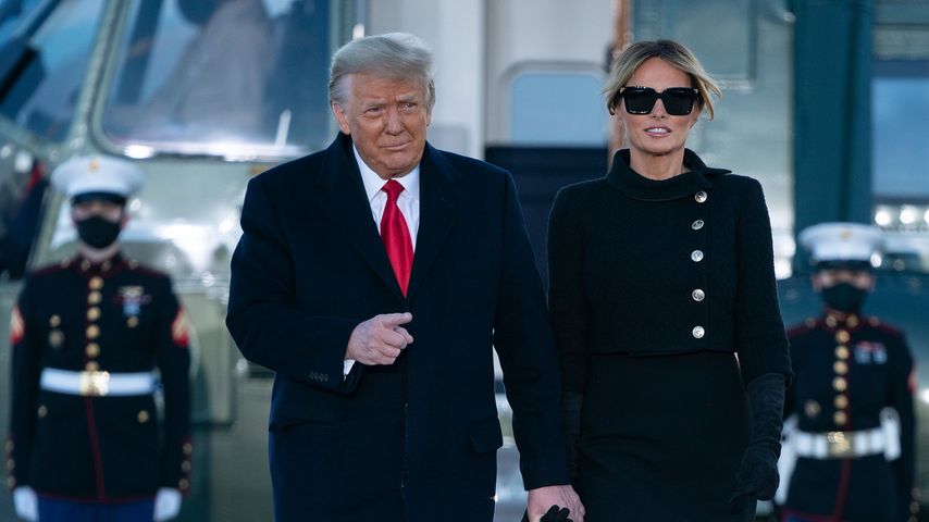 Donald und Melania Trump in Maryland, Januar 2021