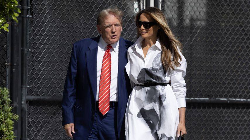 Donald und Melania Trump im März 2024