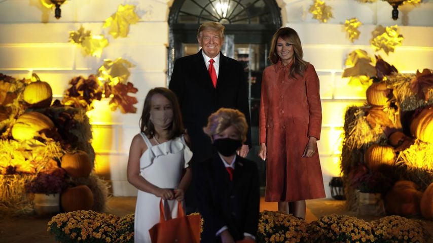 Skurril? Donald Trump und Melania geben Halloween-Party