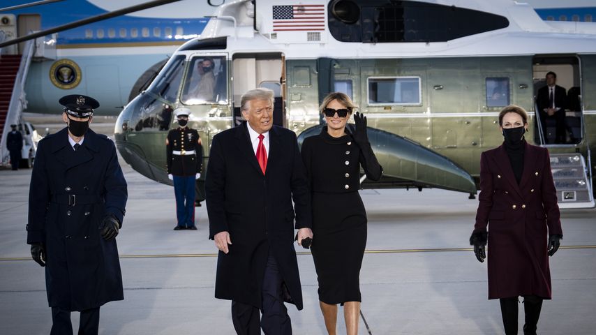 Donald und Melania Trump, 2021 in Maryland