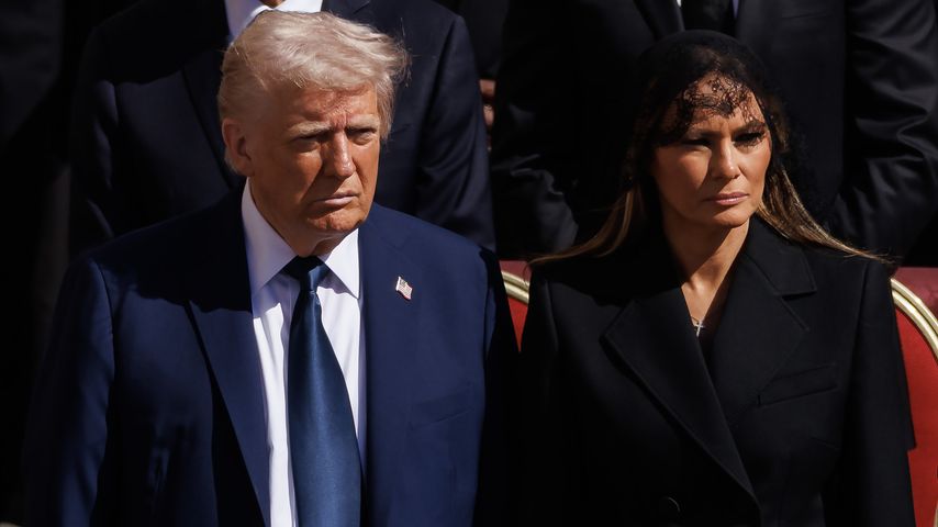 Donald und Melania Trump, April 2025