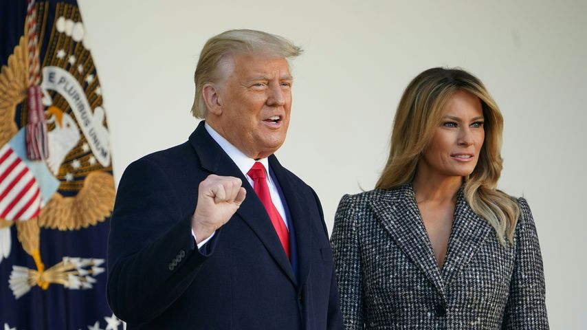 Donald und Melania Trump im November 2020