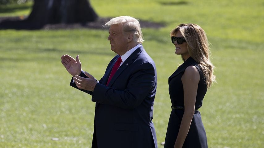 Donald und Melanie Trump im Oktober 2020