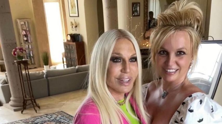 Donatella Versace und Britney Spears