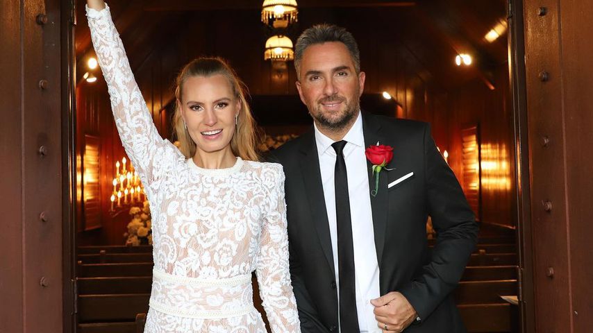 Doreen und Romain nach ihrer Hochzeit in Las Vegas