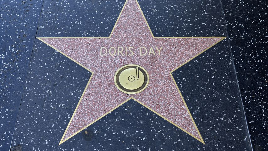 Doris Days Stern auf dem Walk of Fame in Hollywood