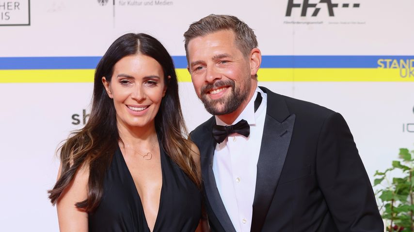 Doris Golpashin und Klaas Heufer-Umlauf beim Deutschen Filmpreis 2023