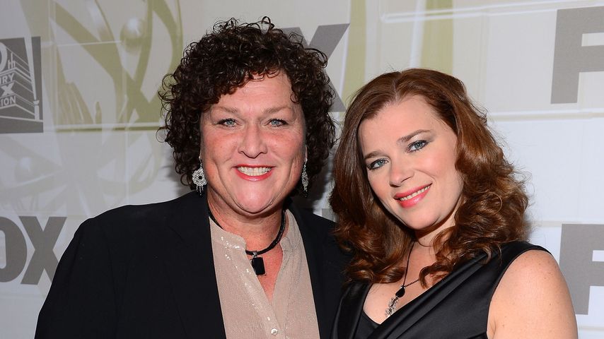 Dot Jones mit ihrer Frau Bridgett im September 2012