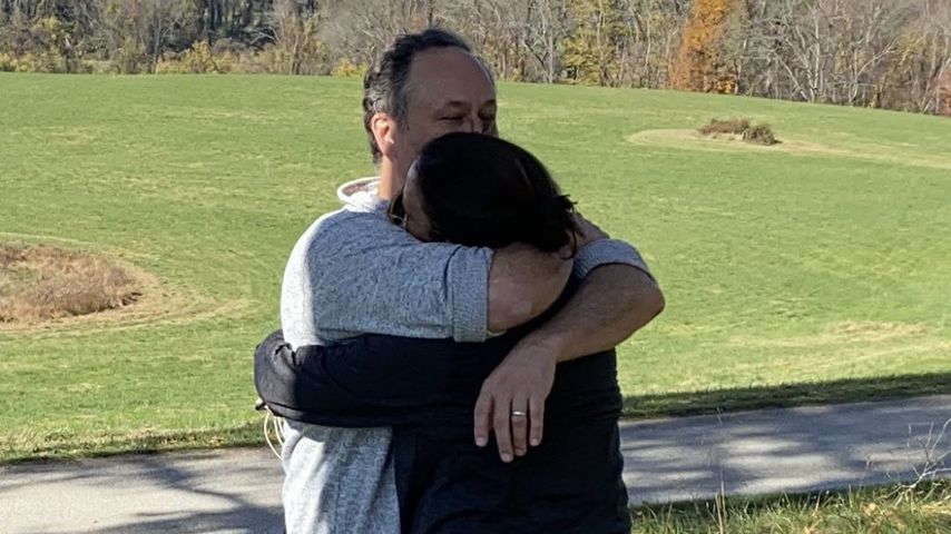 Douglas Emhoff und Kamala Harris im November 2020