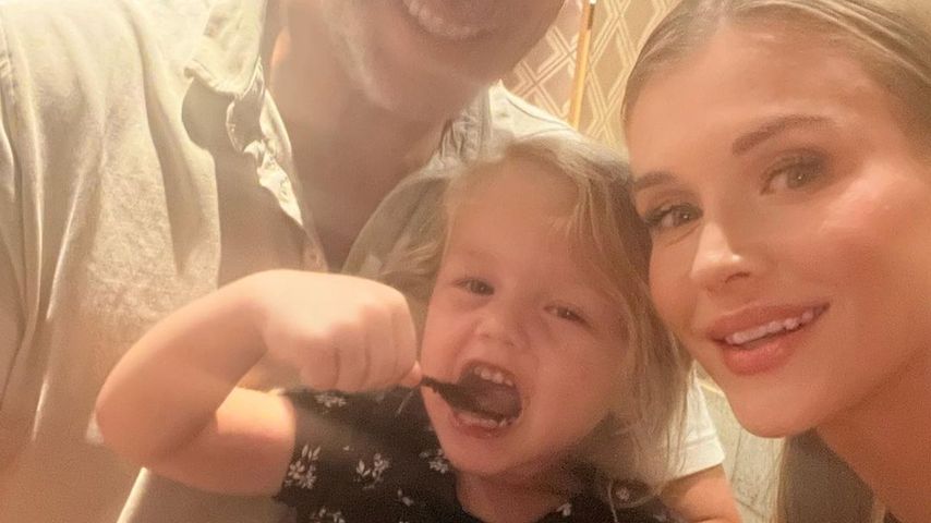 Douglas Nunes, Joanna Krupa und ihre gemeinsame Tochter, 2022