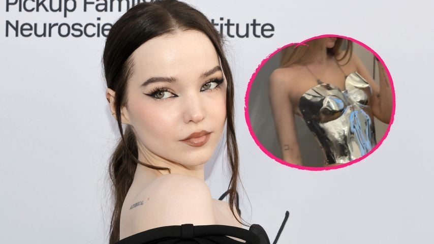 Mit einer Glitzertorte: Dove Cameron feiert sexy Geburtstag