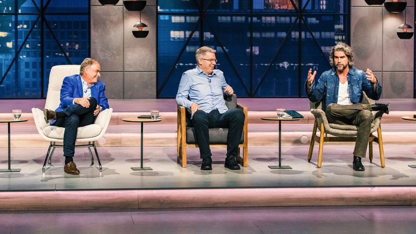 Dr. Georg Kofler, Frank Thelen und Nils Glagau reden über Rankwerk bei "Die Höhle der Löwen"