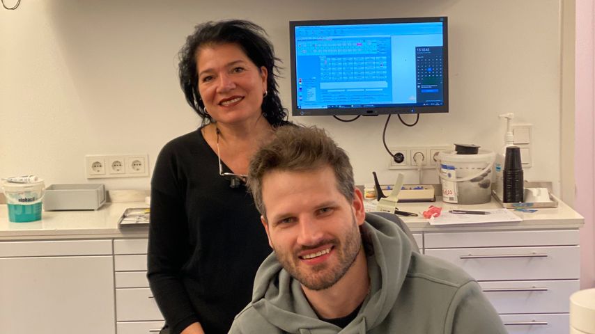 Dr. Svoboda und David Koch