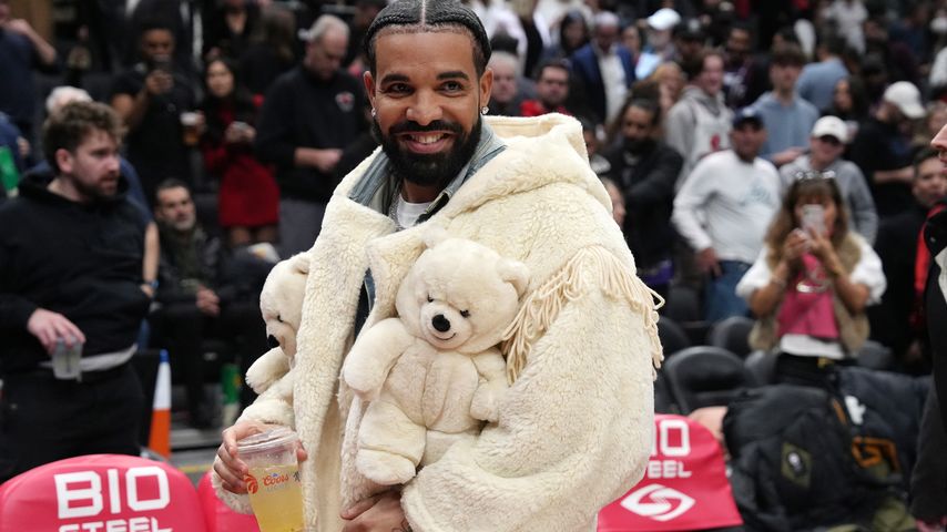 Drake bei einem Basketball-Spiel in Toronto im November 2022