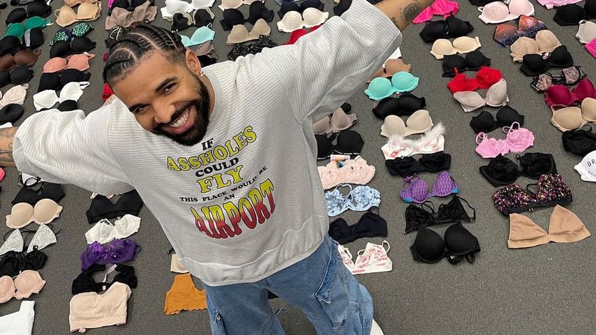 Reizvolle Tour-Ausbeute: Drake prahlt mit XXL-BH-Sammlung!