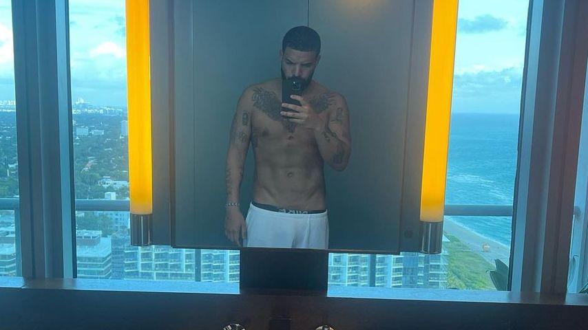 Ganz schön trainiert! Drake zeigt sein stahlhartes Sixpack