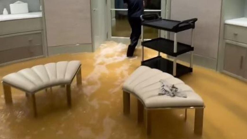 Drakes Villa in Toronto nach der Überflutung, Juli 2024