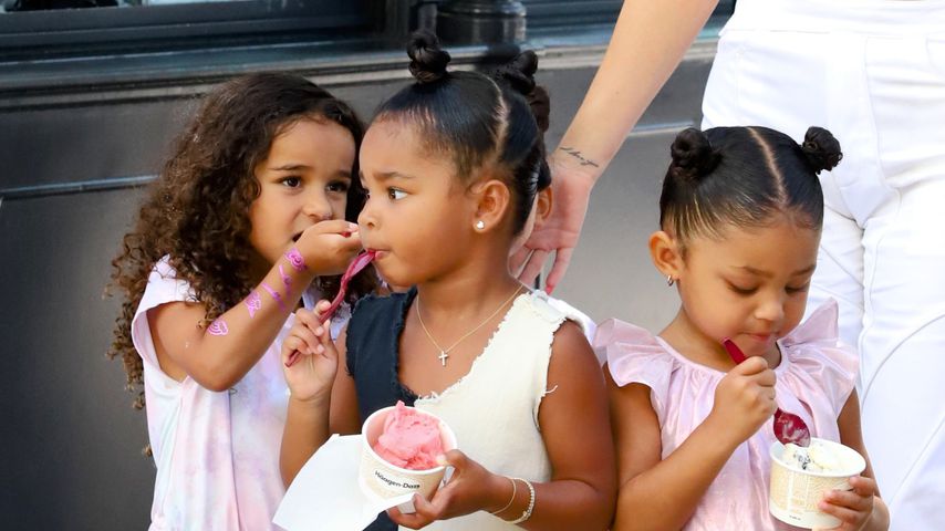 Dream Kardashian, True Thompson und Stormi Webster im August 2021