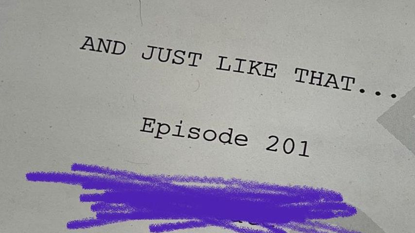 Sarah Jessica Parkers Drehbuch der Serie "And Just Like That"
