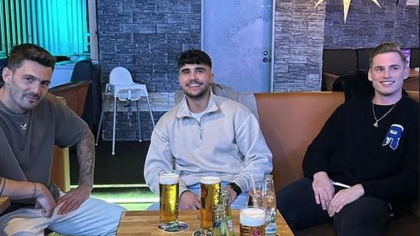 Max (links), Leandro (Mitte) und Dustin (rechts) im Dezember 2023