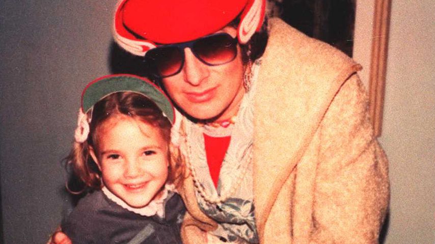 Drew Barrymore und Steven Spielberg, 1982