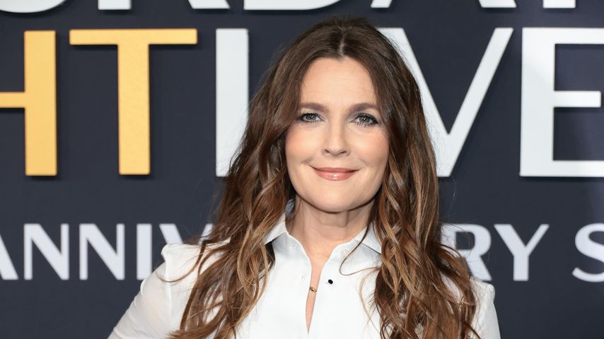 Drew Barrymore beim SNL Special zum 50. Geburtstag der Show in New York