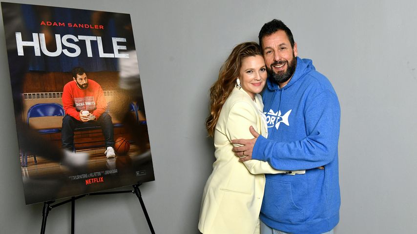 Drew Barrymore und Adam Sandler im Oktober 2022
