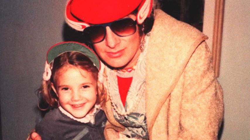 Drew Barrymore und Steven Spielberg, 1982
