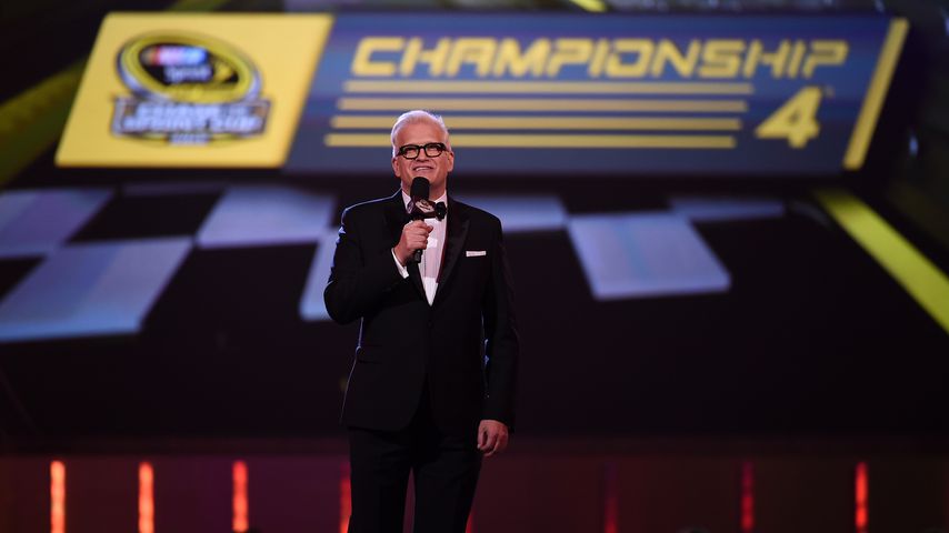 Moderator Drew Carey