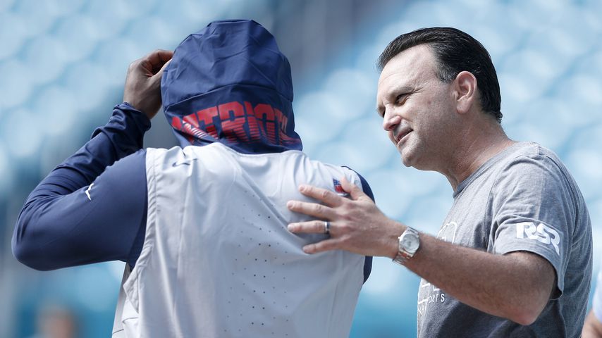 Antonio Brown und Drew Rosenhaus, September 2019 in Miami