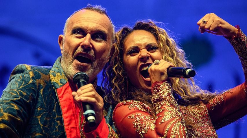 Dschinghis Khan beim Schlager Olymp Open Air im Freizeitpark Lübars, Berlin