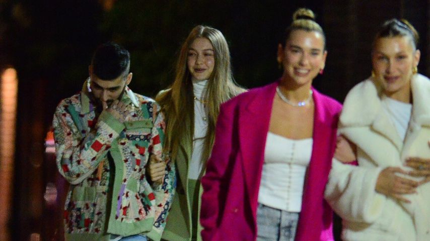 Zayn Malik, Gigi Hadid, Dua Lipa und Bella Hadid in New York City