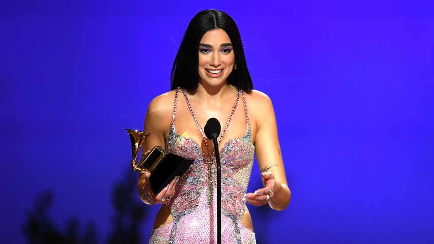 Dua Lipa bei der Grammy-Verleihung in Los Angeles, 2021