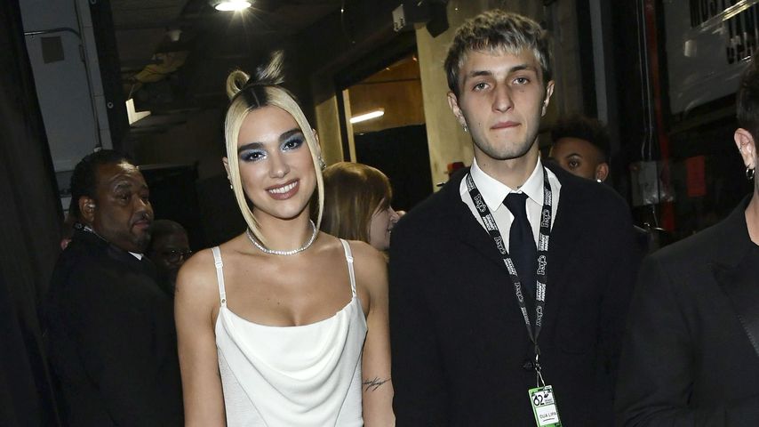 Dua Lipa und Anwar Hadid im Januar 2020
