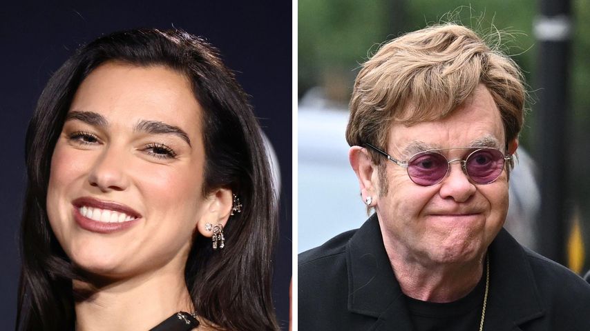 Collage: Dua Lipa und Elton John