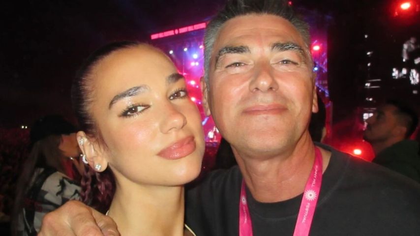 Dua Lipa, Sängerin, mit ihrem Vater