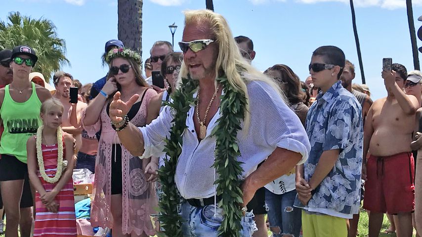 Duane Chapman auf der öffentlichen Trauerfeier für seine Frau Beth in Wai'anae (Hawaii)
