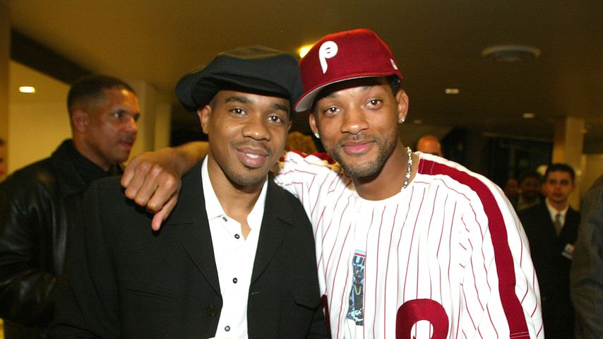 Will Smith und Duane Martin bei einer Party in Hollywood 2003