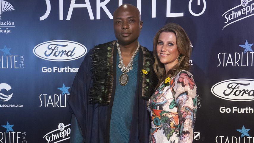 Durek Verrett und Märtha Louise von Norwegen