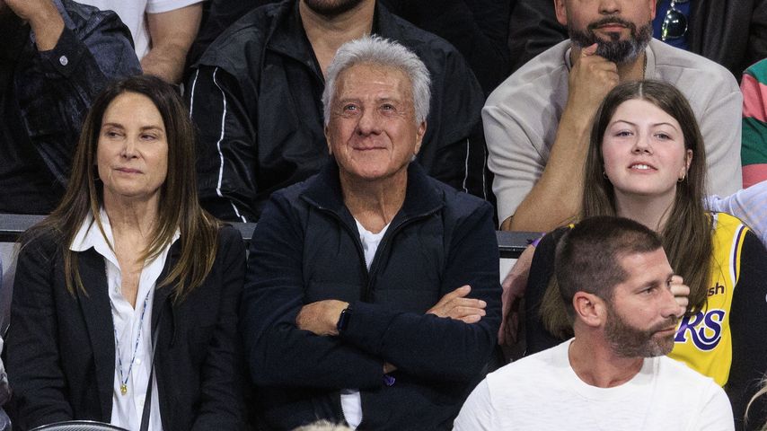 Dustin Hoffman im Publikum beim Lakers-Spiel im Mai 2023