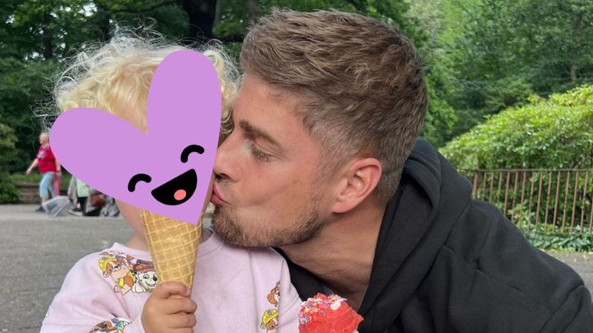 Dustin Schöne und seine Tochter Zoe